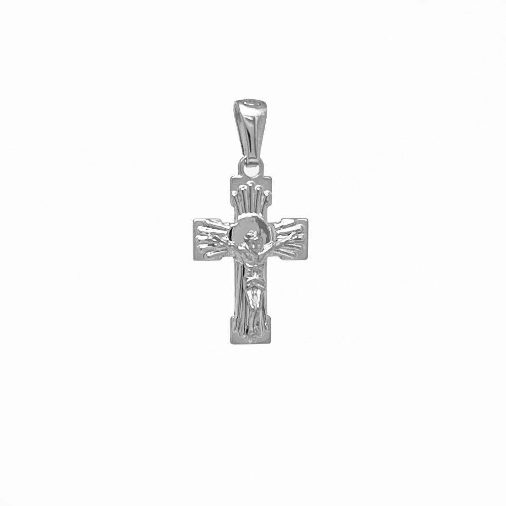 Srebrni obesek križec 12