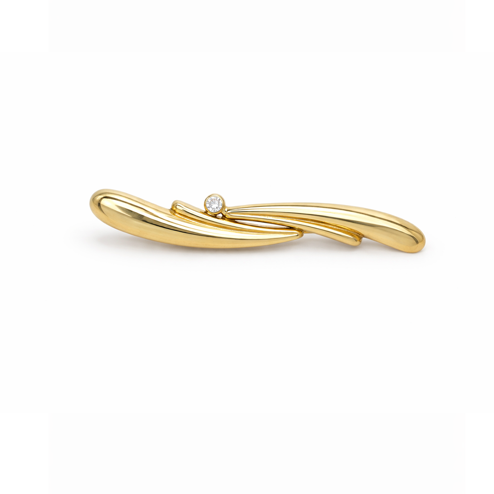 Zlata ženska broška 3