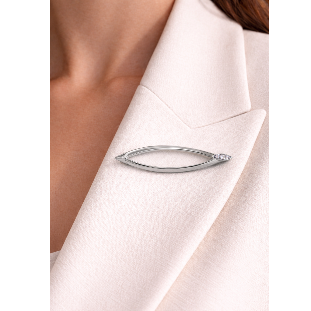 Zlata ženska broška 8-2