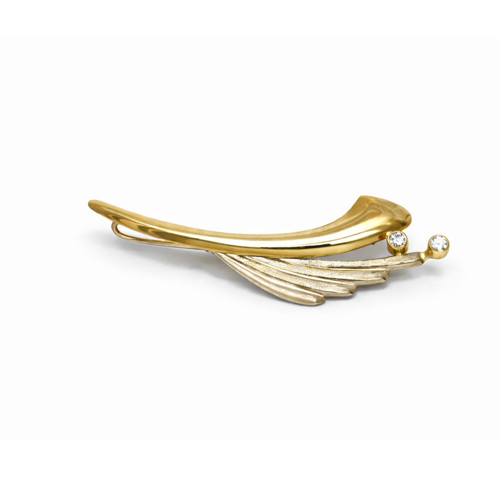 Zlata ženska broška 5