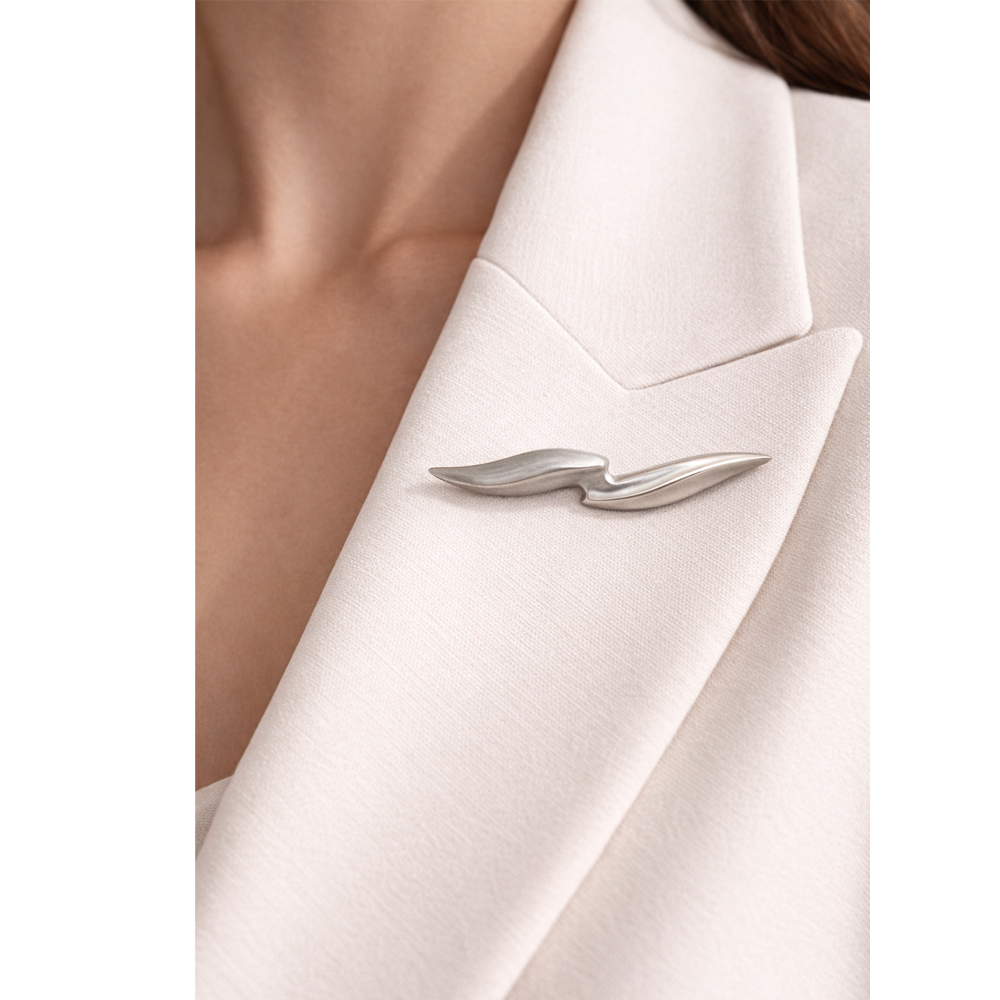 Zlata ženska broška 9-2